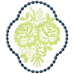 Flowers And Tree Embroidery Design 9 Flowers And Tree Embroidery Design 9